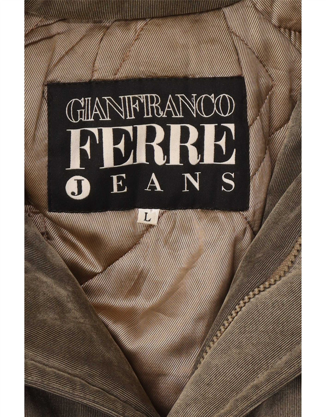 Jaqueta Parka masculina com capuz Gianfranco Ferre Reino Unido 40 grande cinza