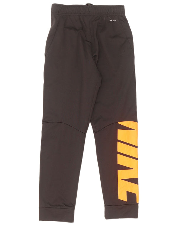 Nike Meninos Dri Fit Calças de treino Joggers 12-13 anos Grande Preto