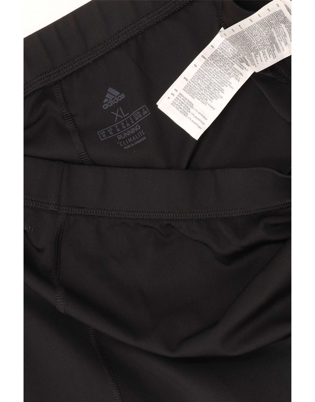 Adidas Womens Climalite Leggings XL Preto Poliéster Esportes