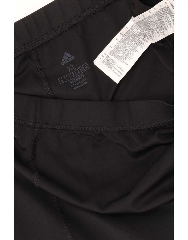 Adidas Womens Climalite Leggings XL Preto Poliéster Esportes