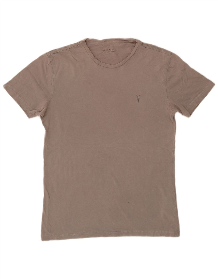 Camiseta masculina ALL SAINTS Top XS algodão cinza