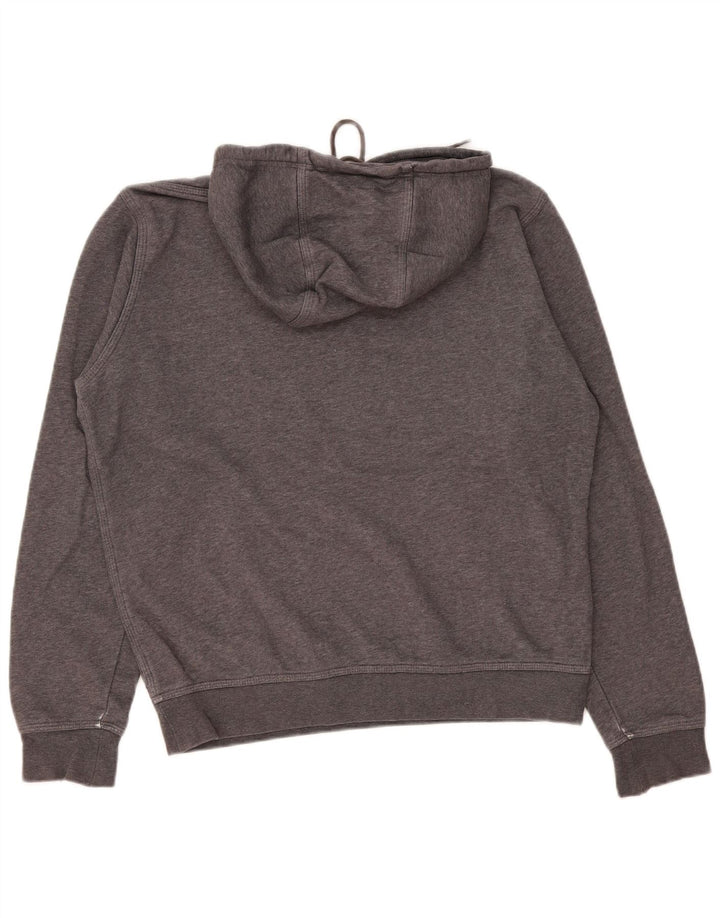 Nike Mens Hoodie Jumper Médio Algodão Cinza