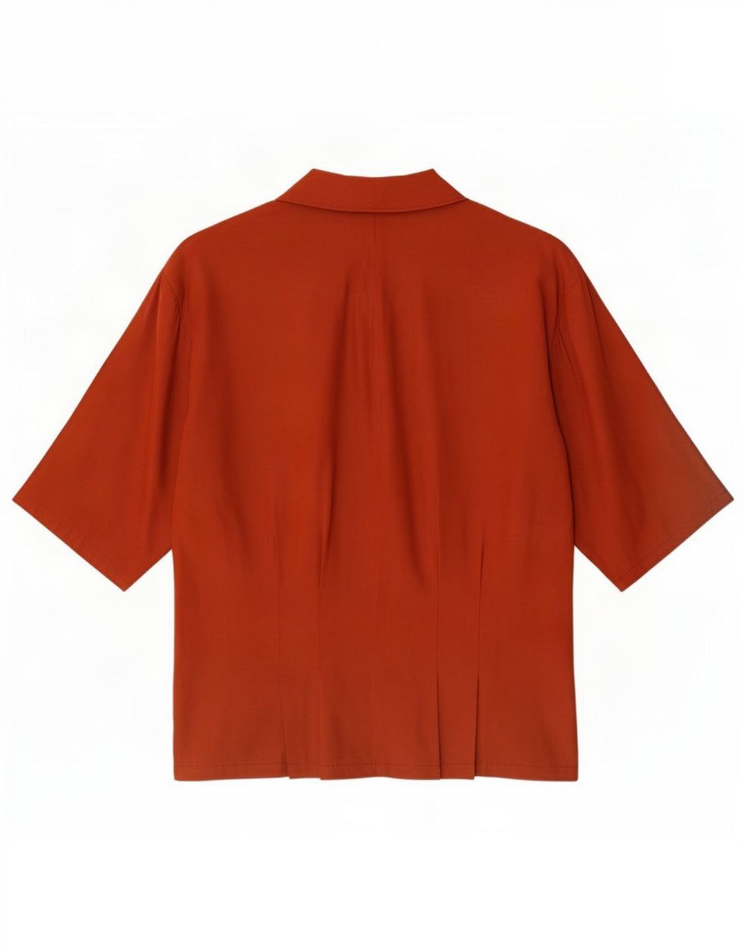 Blusa feminina vintage UK 14 vermelho médio