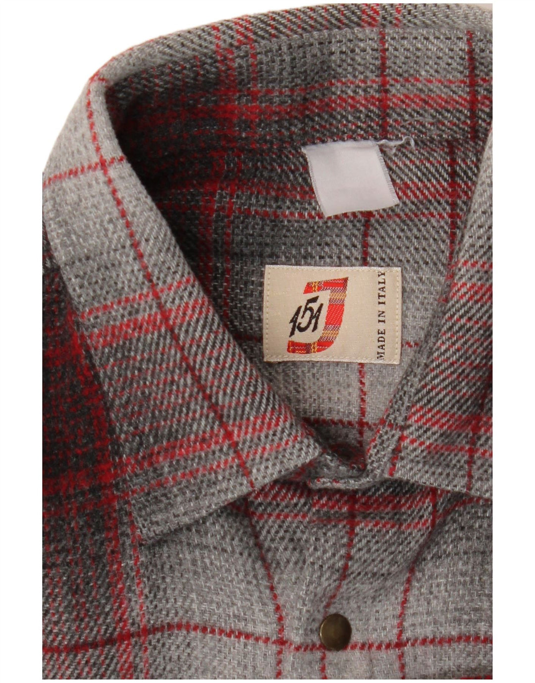 Camisa masculina de flanela VINTAGE XL xadrez Borgonha