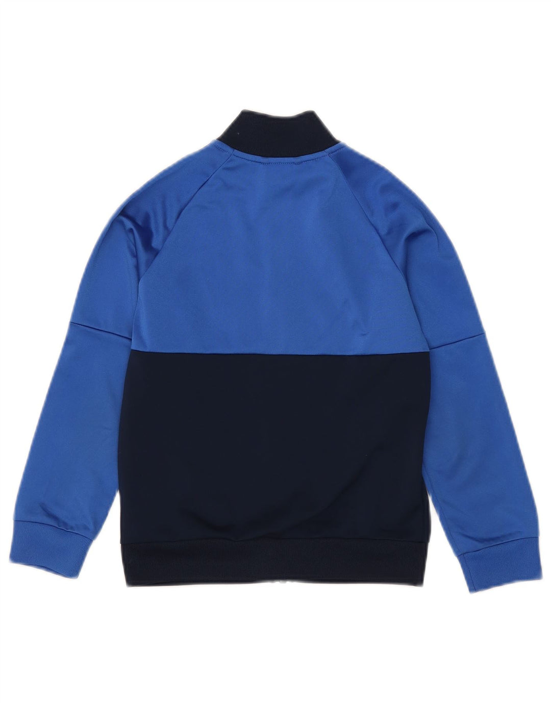 Jaqueta Adidas Meninos Treino Top 7-8 Anos Azul Colorblock Poliéster