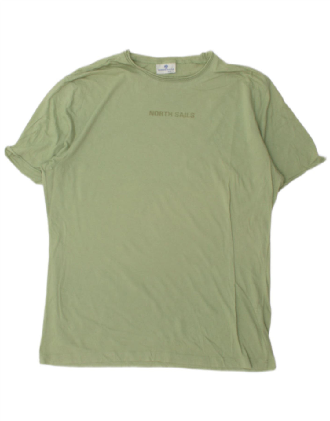 Camiseta gráfica masculina NORTH SAILS grande algodão verde