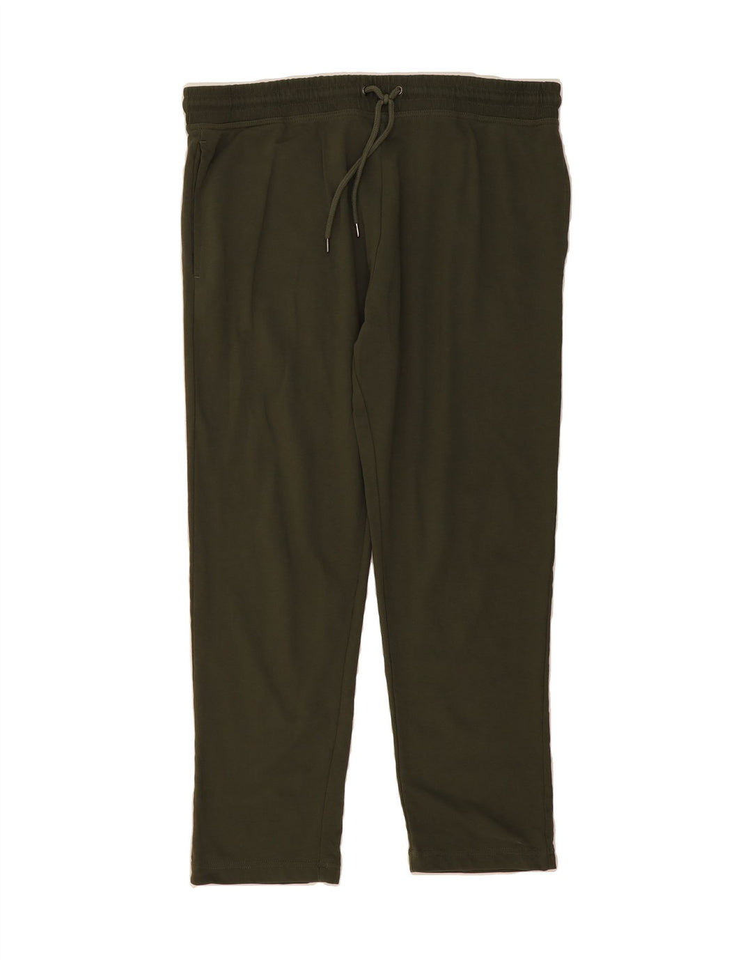 MARKS & SPENCER Womens Tracksuit Trousers UK 18 XL  Khaki Cotton Vintage Marks & Spencer and Second-Hand Marks & Spencer from Messina Hembry 
