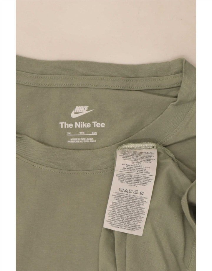 Camiseta masculina Nike Top 2XL algodão verde