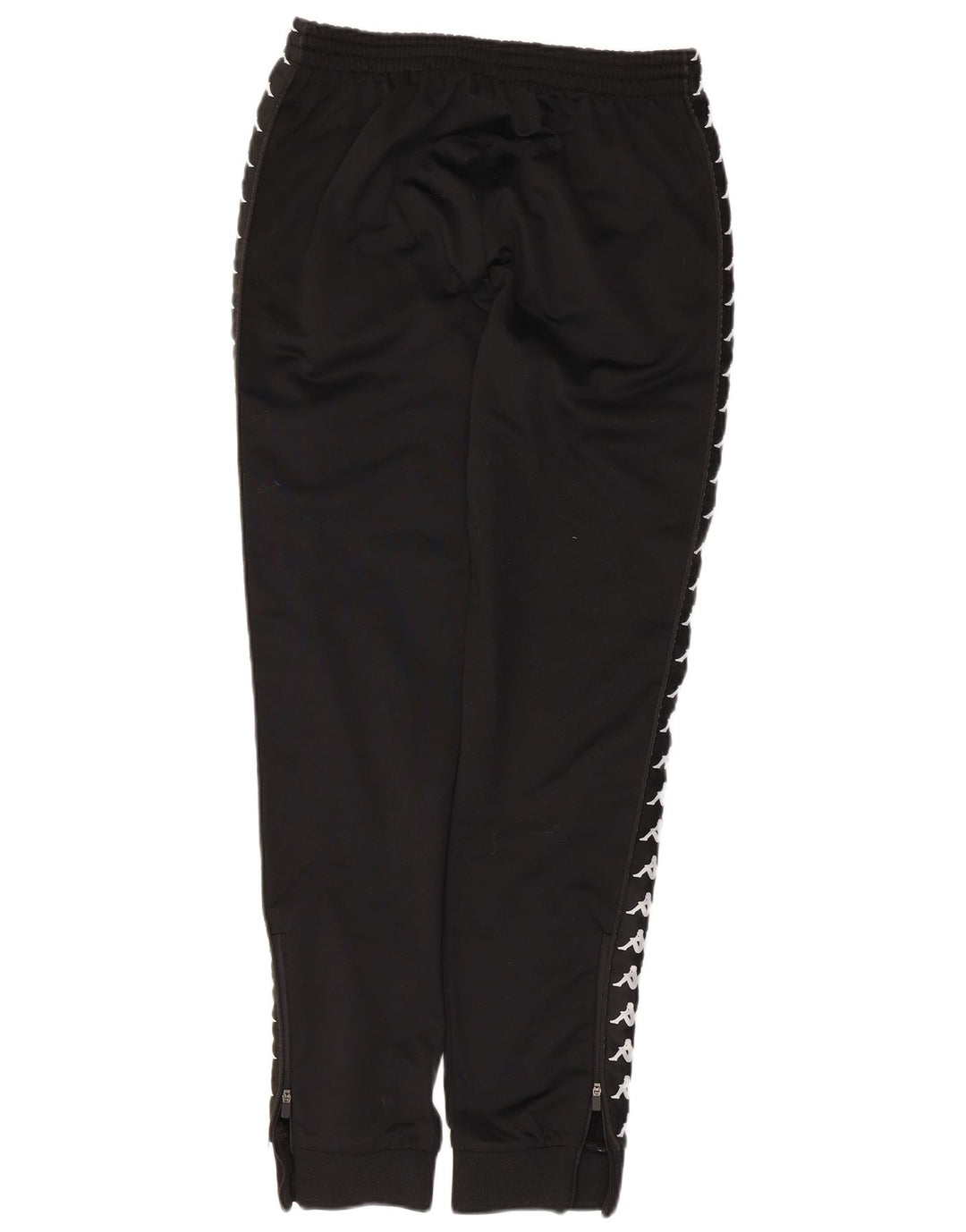 Kappa Mens Graphic Tracksuit Calças Joggers Médio Preto Poliéster