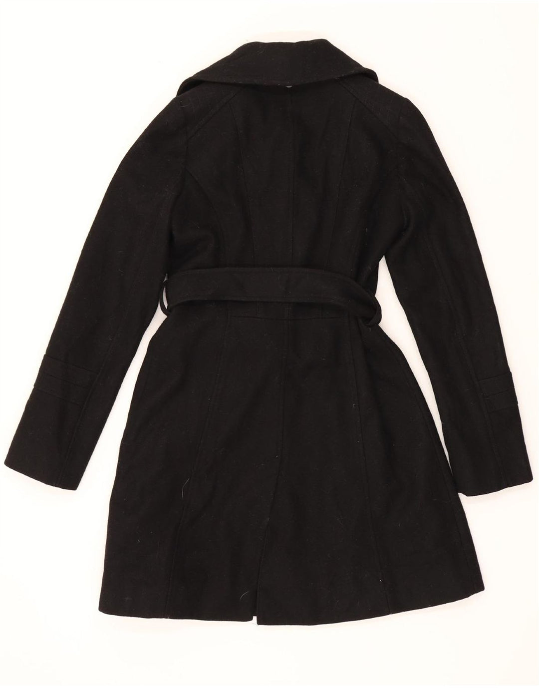 MICHAEL KORS Womens Overcoat US 2 XS Black Wool Vintage Michael Kors and Second-Hand Michael Kors from Messina Hembry 