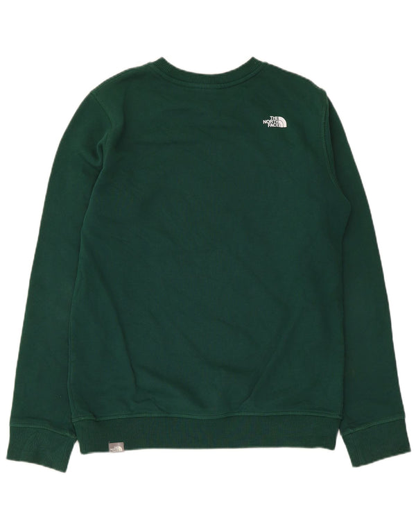 Suéter gráfico The North Face Boys Graphic 14-15 anos XL algodão verde