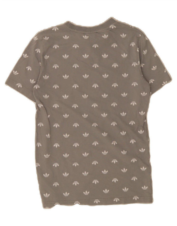 ADIDAS Boys T-Shirt Top 11-12 Years Grey Cotton Vintage Adidas and Second-Hand Adidas from Messina Hembry 