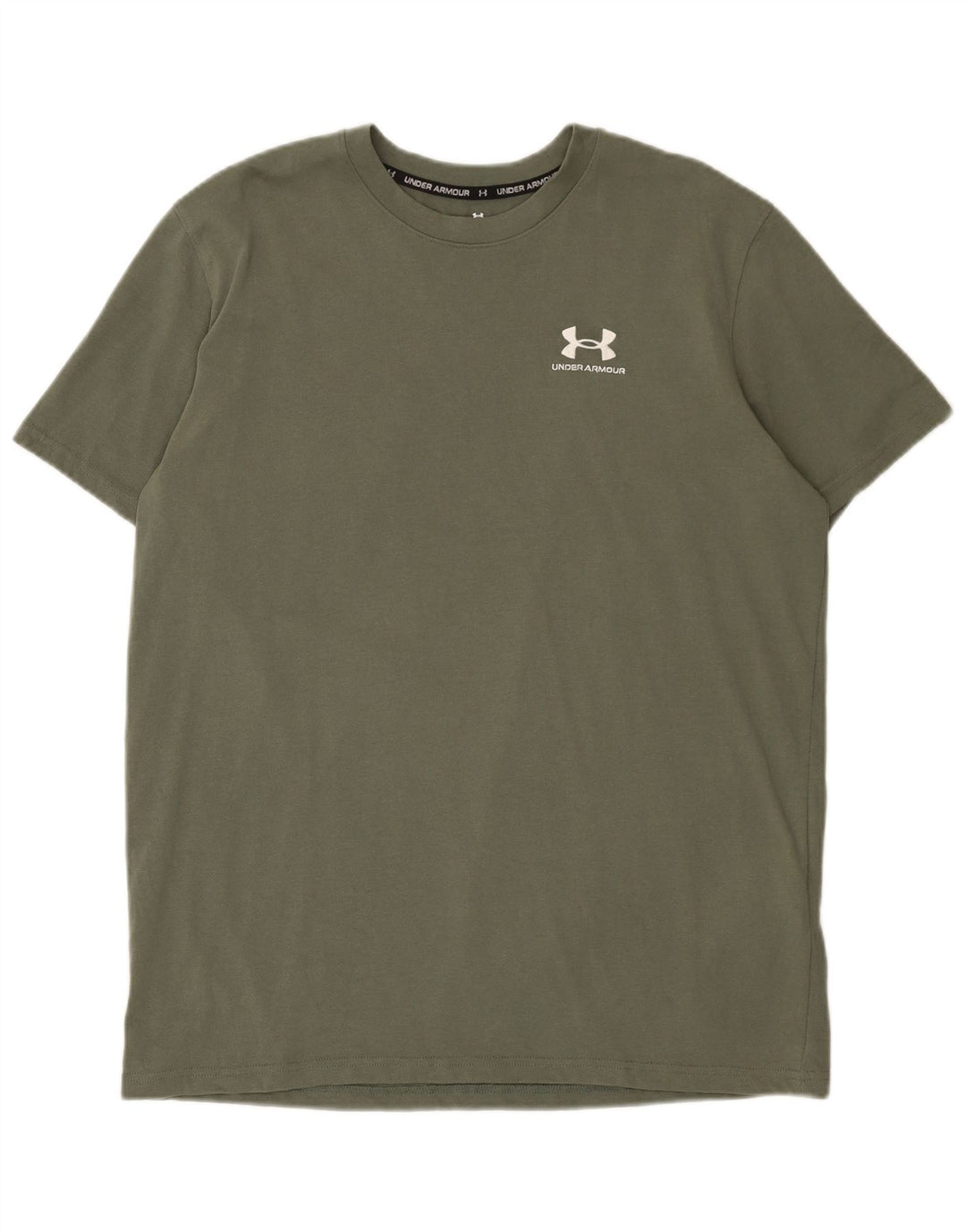 Camiseta masculina Under Armour grande algodão cáqui