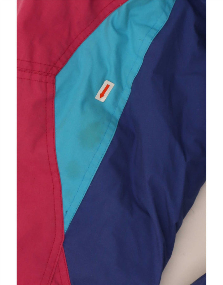 Jaqueta de esqui masculina com capuz MC Kee UK 40 grande bloco colorido multicolorido