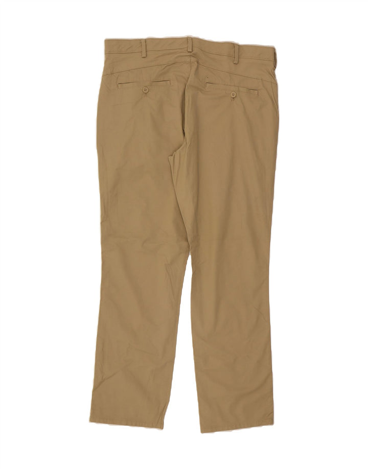 IZOD Mens Straight Chino Trousers W34 L30 Beige Cotton Vintage Izod and Second-Hand Izod from Messina Hembry 
