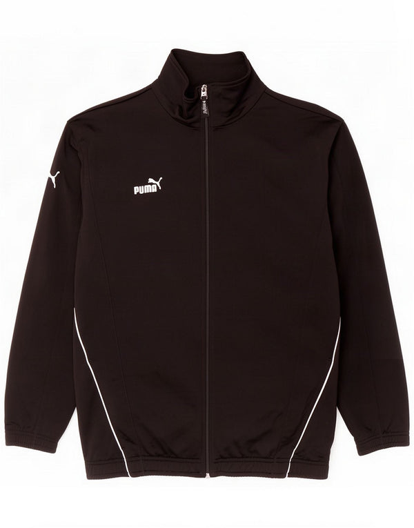 Puma Boys Tracksuit Top Jacket 15-16 anos Poliéster Preto