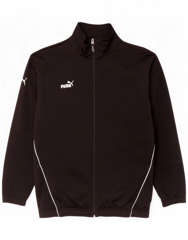 Puma Boys Tracksuit Top Jacket 15-16 anos Poliéster Preto