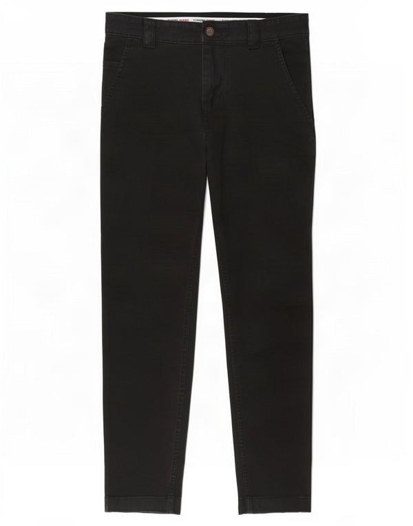 Calça Chino Feminina Tommy Hilfiger W31 L30 Algodão Preto