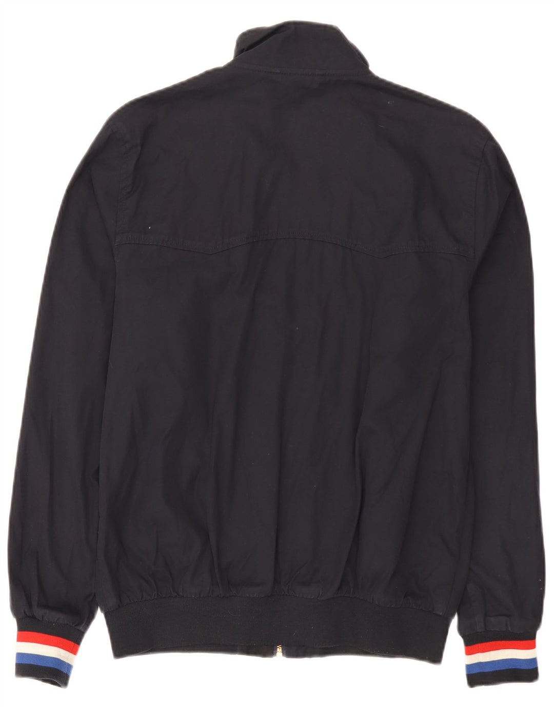 Jaqueta bomber masculina Fred Perry Reino Unido 38 algodão azul marinho médio
