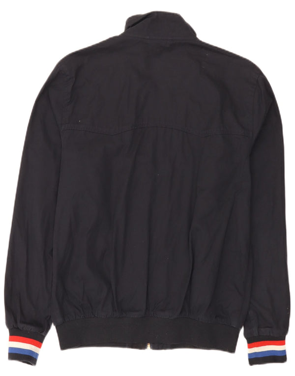 Jaqueta bomber masculina Fred Perry Reino Unido 38 algodão azul marinho médio