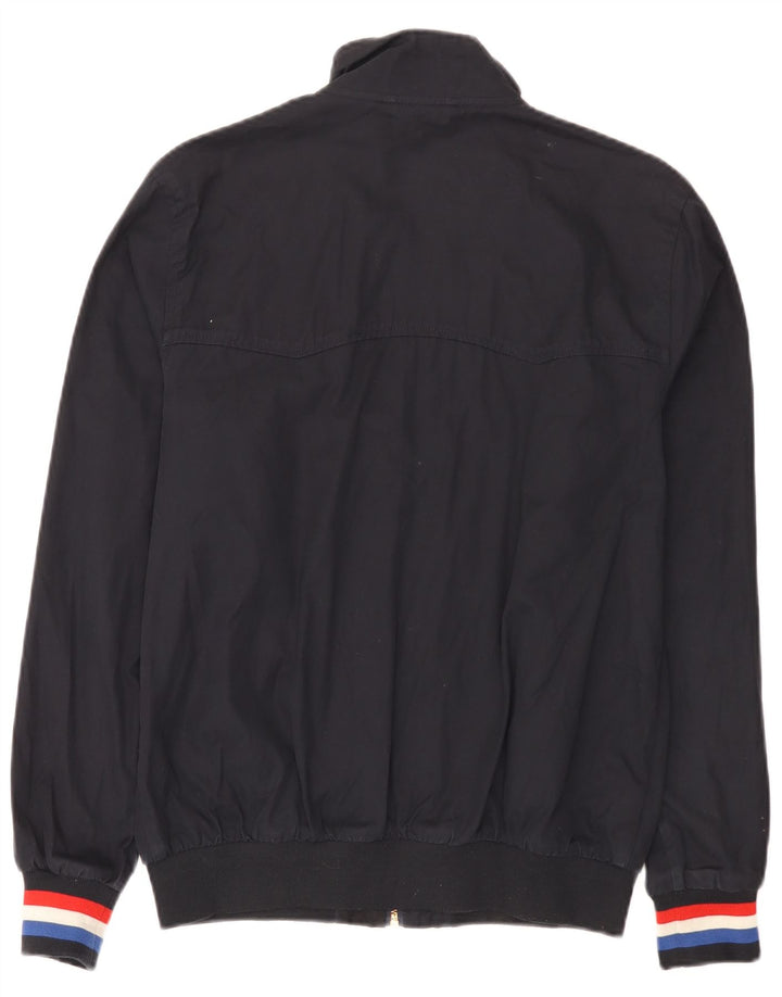 Jaqueta bomber masculina Fred Perry Reino Unido 38 algodão azul marinho médio
