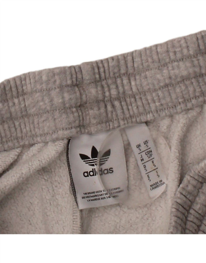 ADIDAS Mens Sport Shorts Pequeno Algodão Cinza