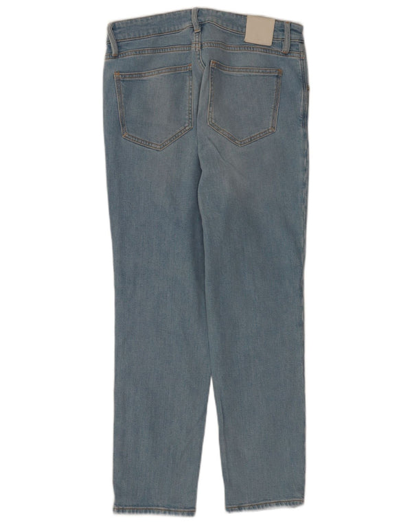 Jeans Slim Feminino Massimo Dutti EU 36 XS W26 L26 Azul Algodão