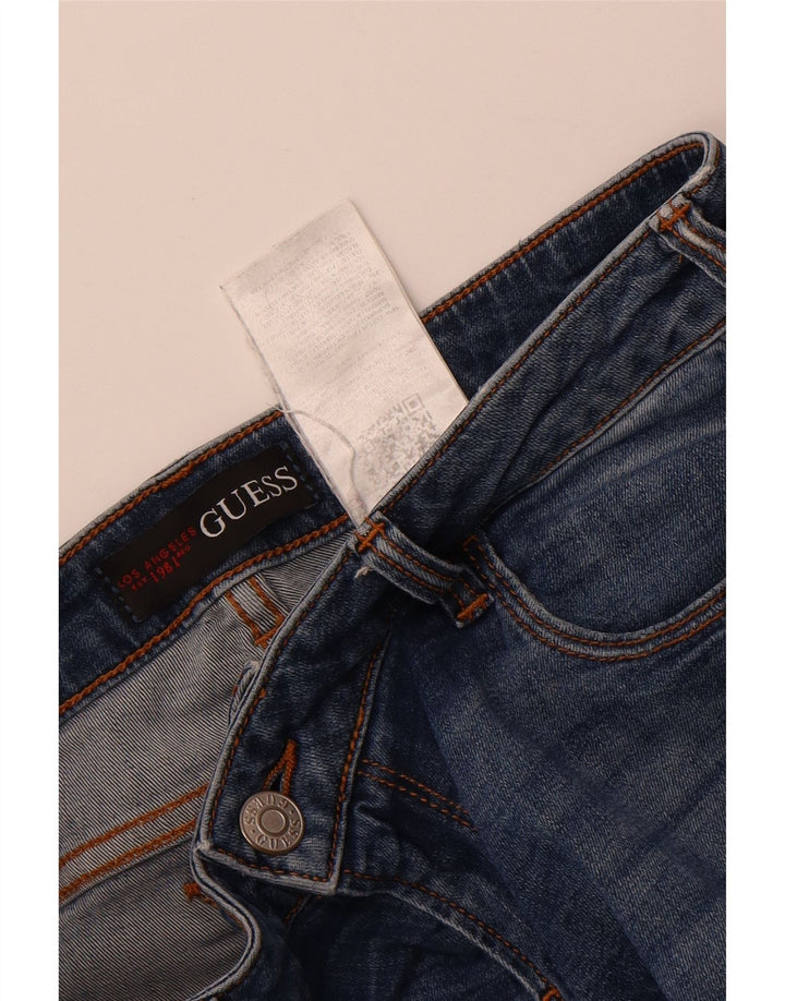 Jeans skinny feminino GUESS W29 L29 azul algodão