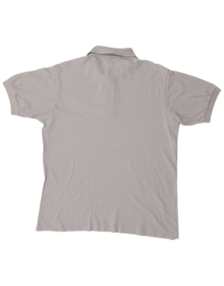 Camisa polo masculina Lacoste tamanho 4 azul médio