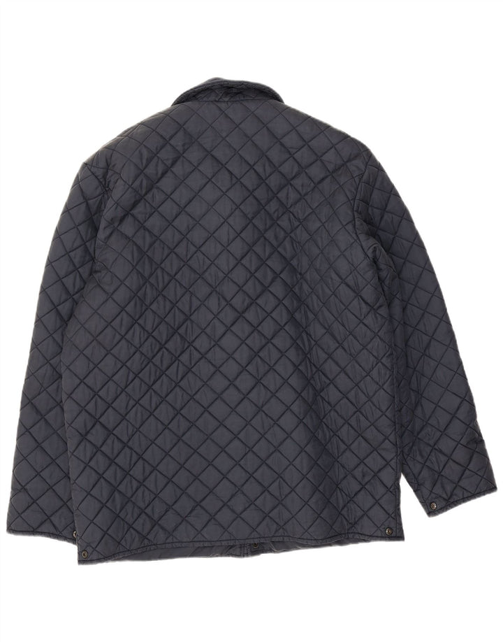 Jaqueta masculina Fila acolchoada UK 38 médio azul marinho poliamida