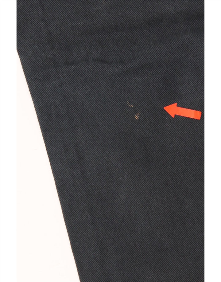Calça jeans feminina Levi's 505 Straight US 8 médio W30 L32 azul marinho algodão