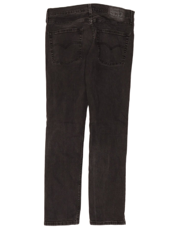 Levi's Mens Slim Jeans W34 L32 Cinza Algodão