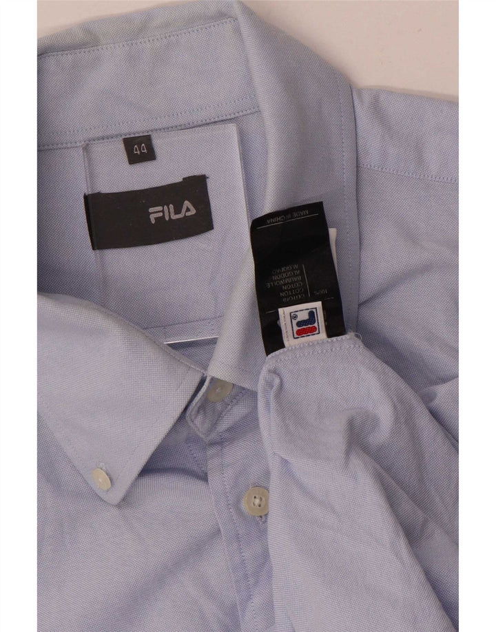 Camisa masculina Fila tamanho 44 XL azul algodão