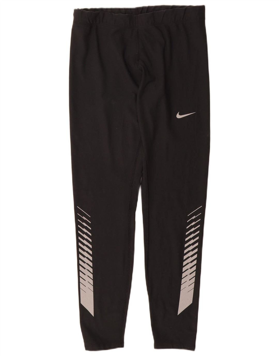 Leggings Nike Dri Fit Graphic Femininas UK 12 Médias Pretas