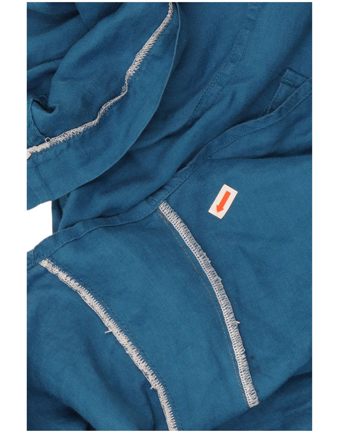 Camisa masculina TOMMY HILFIGER de manga curta com ajuste personalizado XL azul