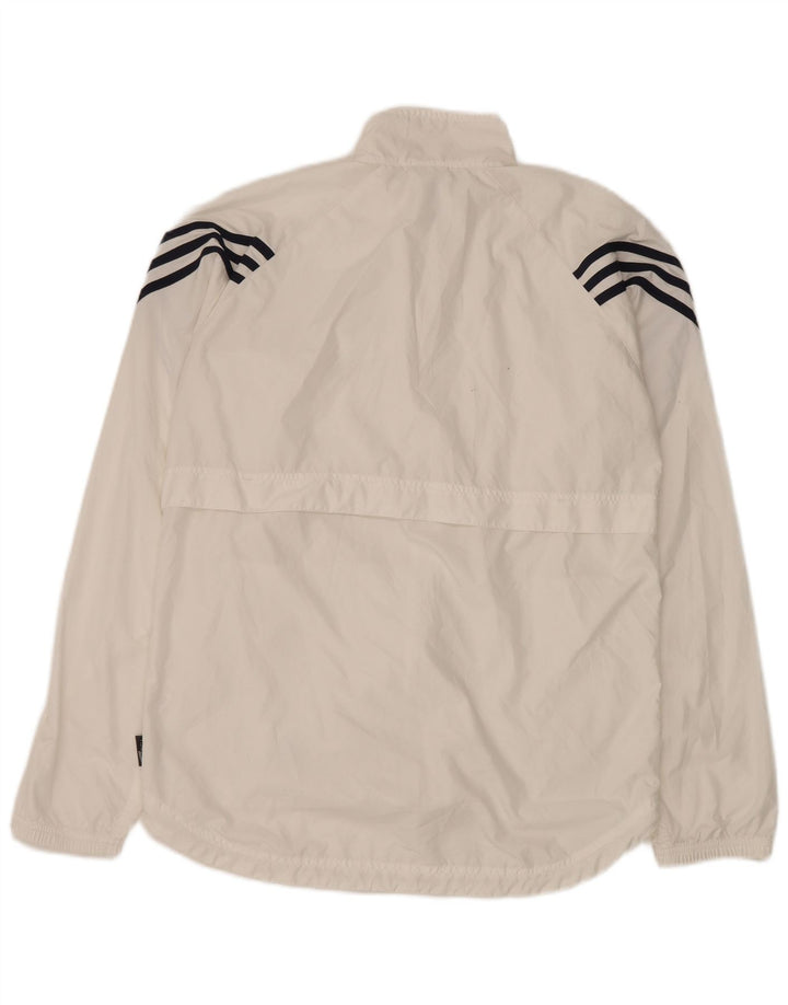 Adidas Mens Treino Top Jaqueta Pequena Poliéster Branco