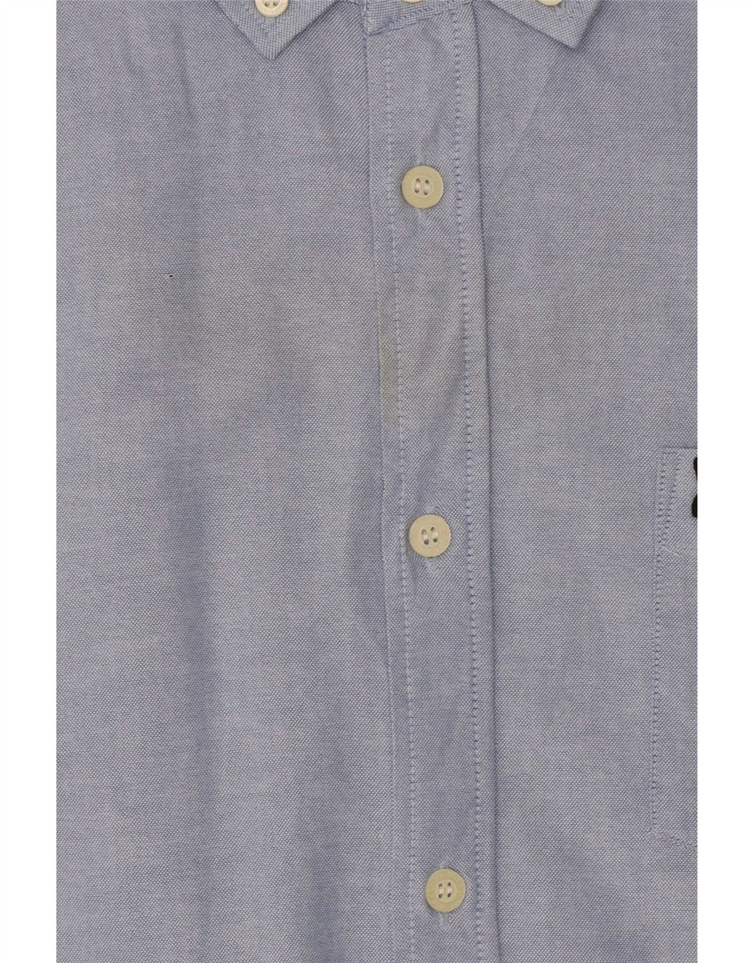 Lyle & Scott Camisa masculina de manga curta grande algodão azul
