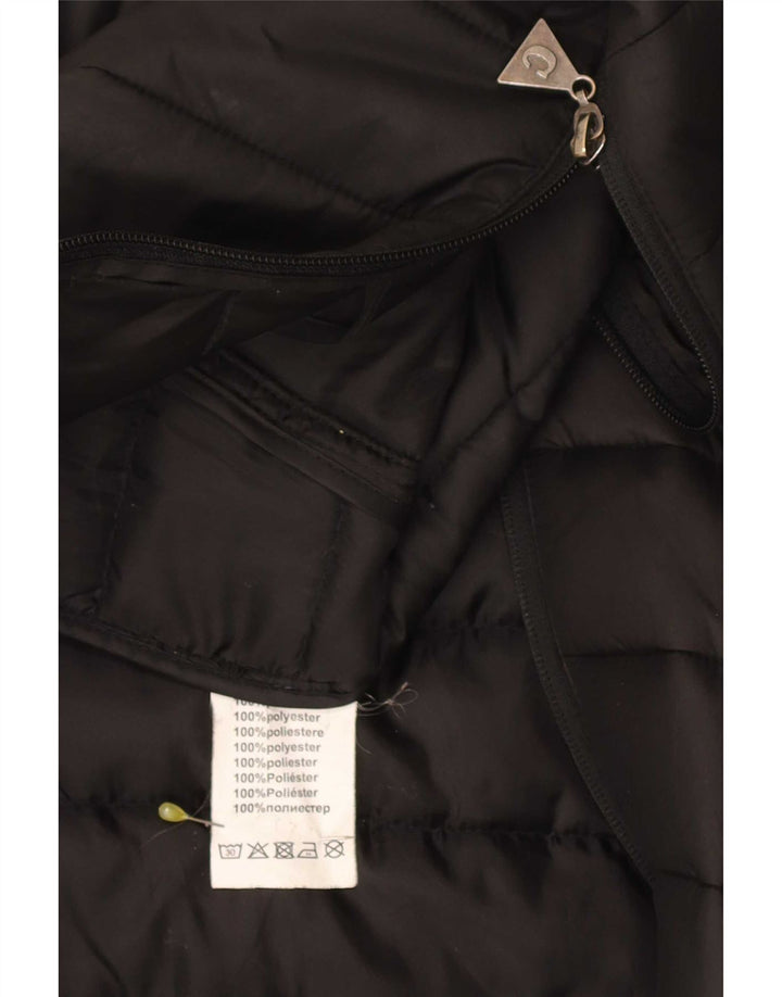 Colete acolchoado masculino Carrera UK 38 poliéster preto médio