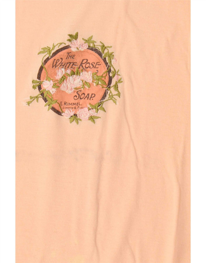 Colete feminino vintage UK 14 rosa médio