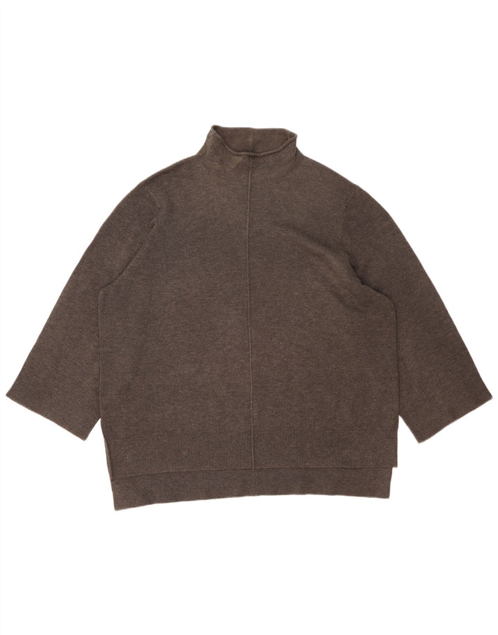 Suéter feminino com gola tartaruga French Connection UK 18 XL cinza