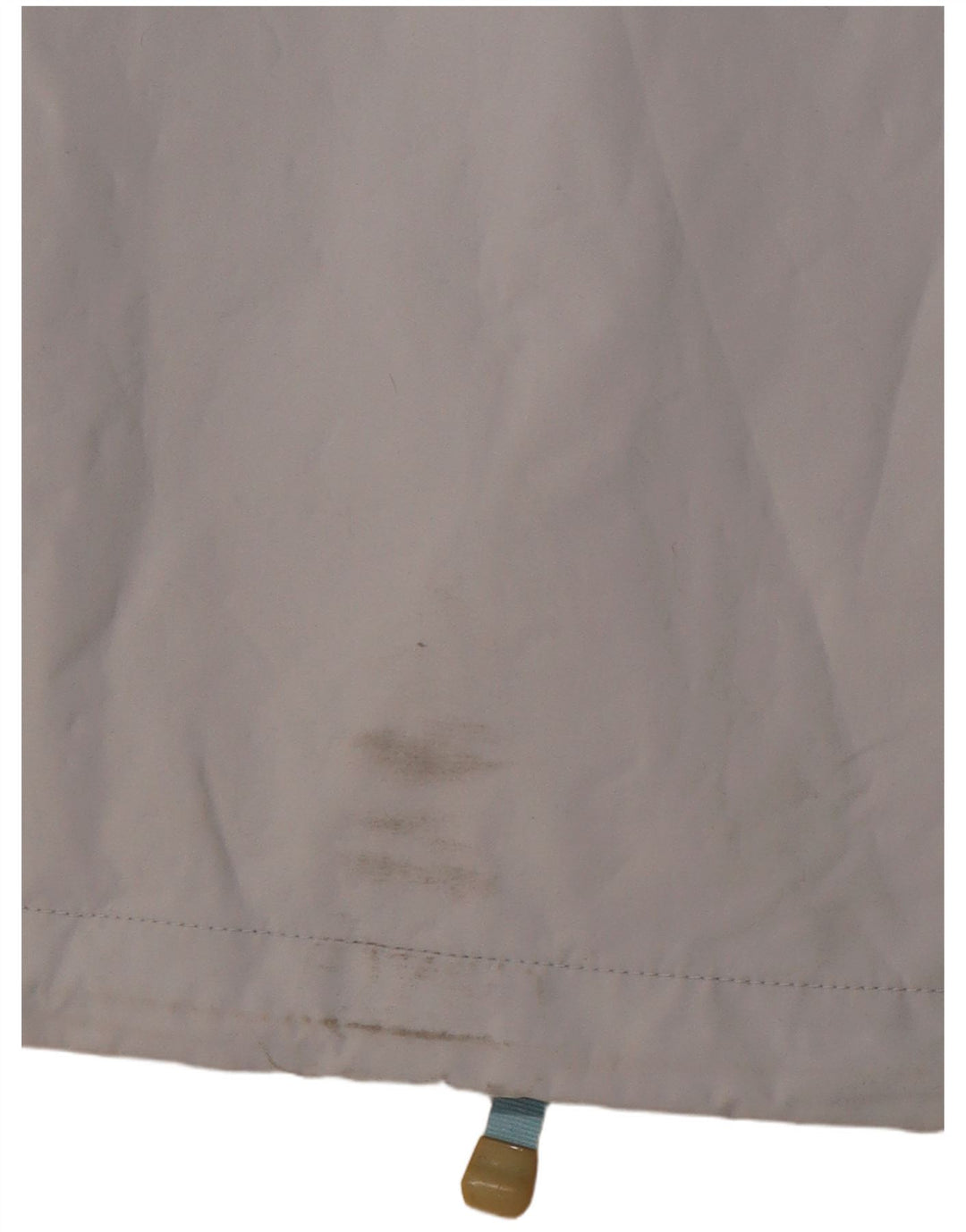 Jaqueta corta-vento feminina COLUMBIA com capuz Reino Unido 14 médio azul nylon esportivo