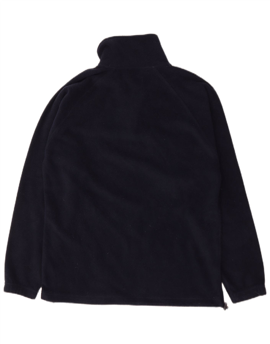 Kappa Mens Zip Neck Fleece Jumper Pequeno Poliéster Azul Marinho
