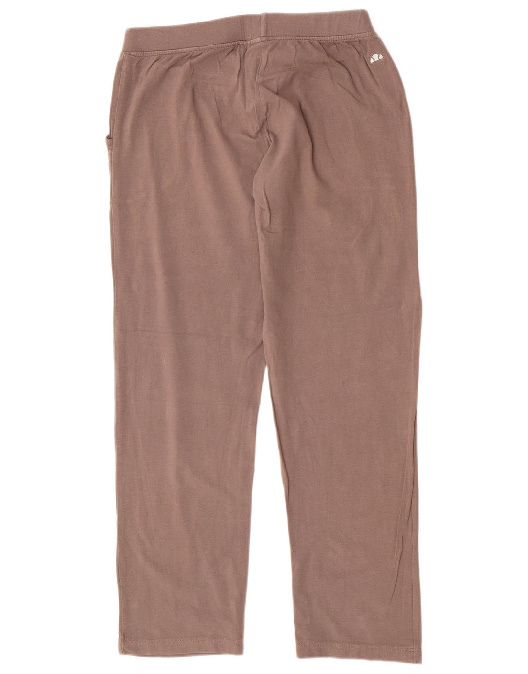 Calça de treino feminina Ellesse UK 12 algodão marrom médio