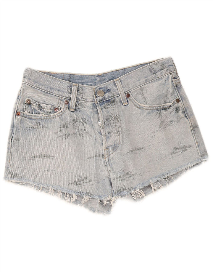 Shorts jeans feminino Levi's 501 W26 pequeno azul algodão