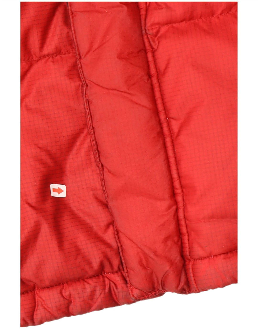 Jaqueta masculina Dickies acolchoada com capuz UK 38 Medium Red Colourblock Nylon