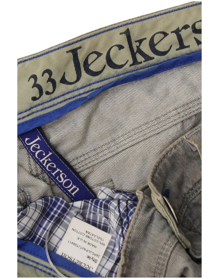 Jeckerson Jeans feminino slim W33 L29 algodão cinza
