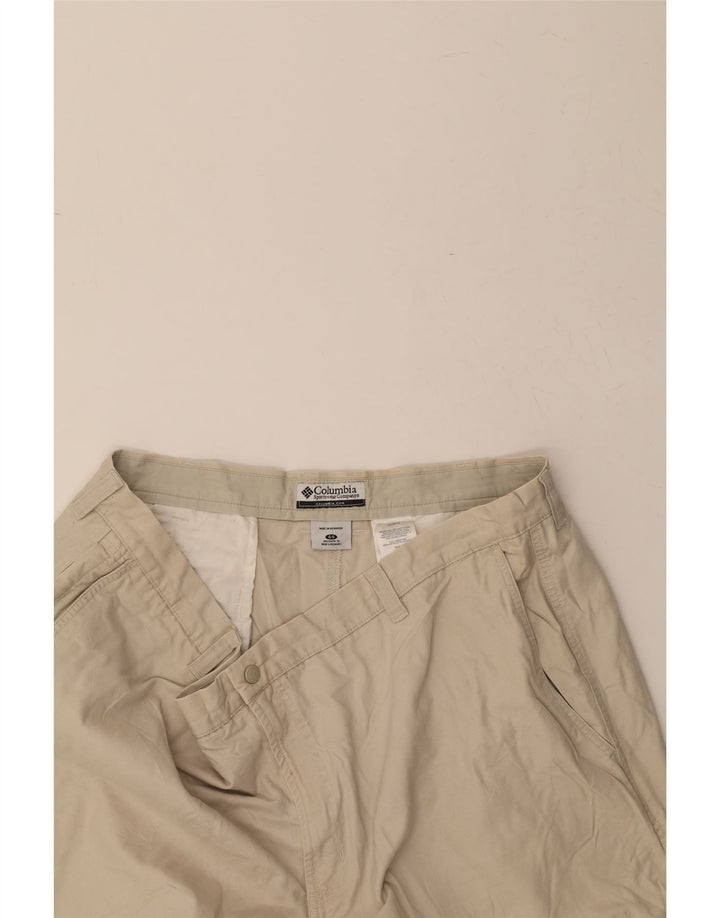 COLUMBIA Mens Chino Shorts W44 2XL Beige Cotton Vintage Columbia and Second-Hand Columbia from Messina Hembry 