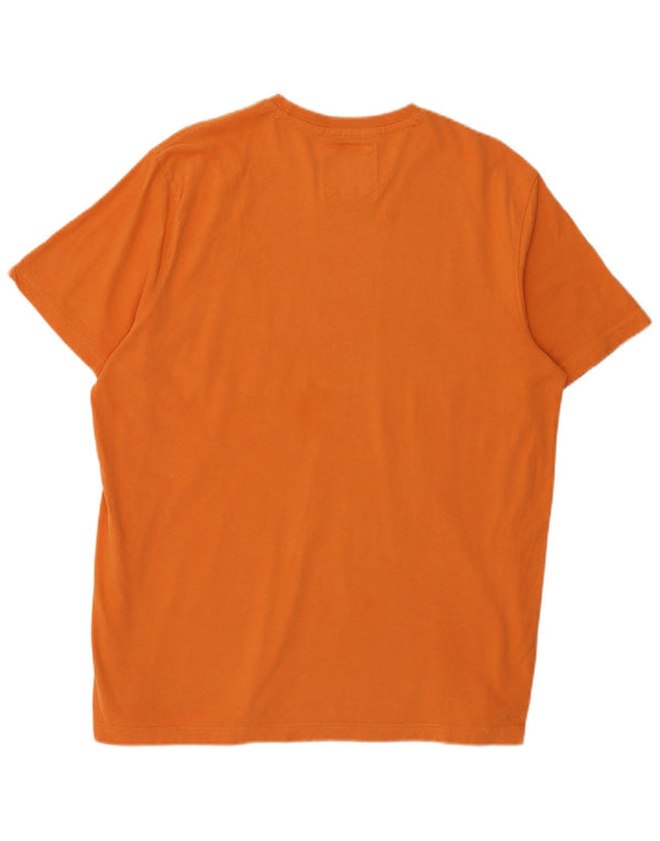 J. Crew Mens T-Shirt Top XL Orange Cotton