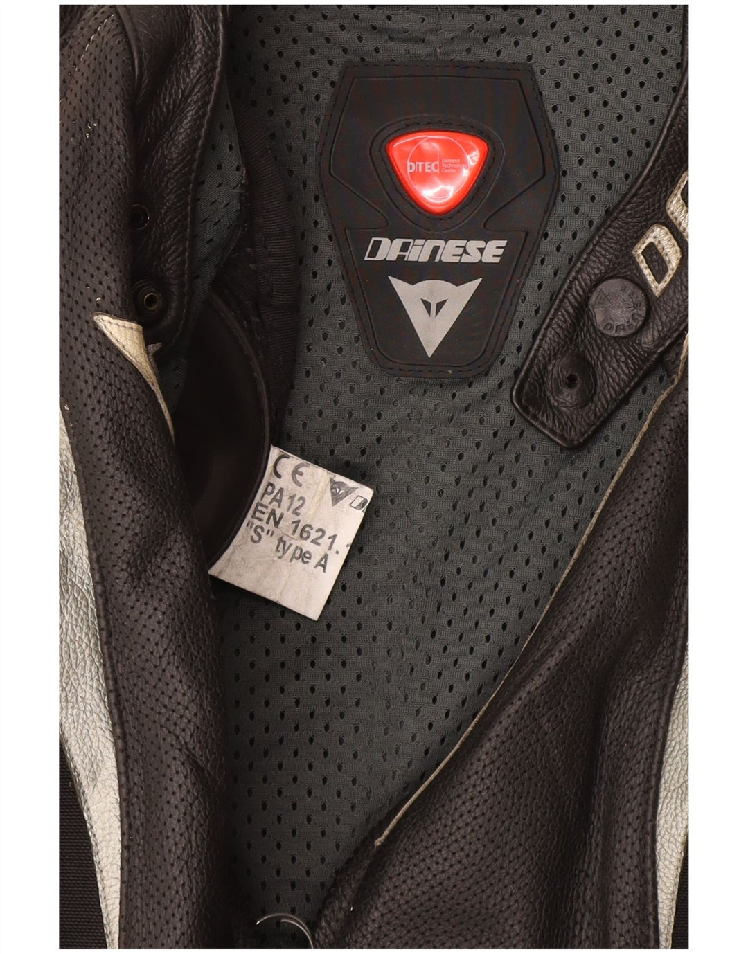 Conjunto gráfico masculino Dainese de 2 peças tamanho 50 pequeno W34 L28 preto motociclista