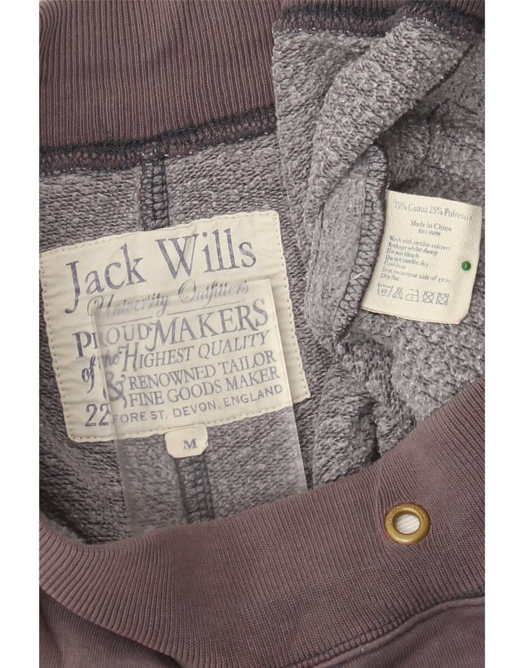 Shorts esportivos masculinos Jack Wills gráfico cinza médio algodão colorblock